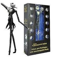 Neca /Tim Burton Deluxe Jack Skellington With Interchangeable Heads