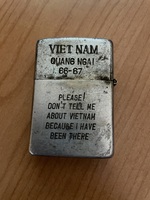 Zippo  Vietnam War - Quang Ngai 66-67